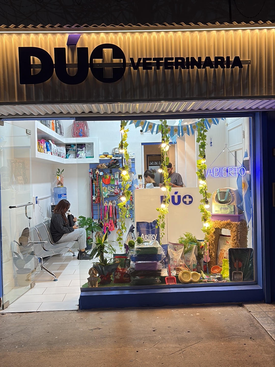 Duo veterinaria de noche